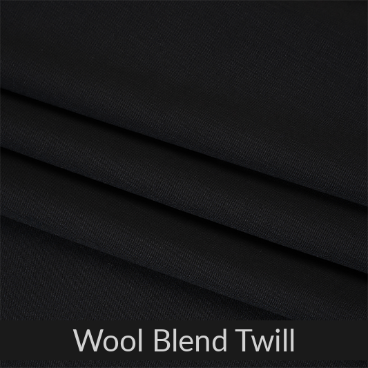 MaisonFit Wool Blend Twill fabric